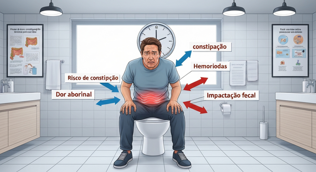 Os riscos de prender o coco